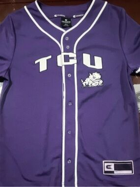 Colosseum Purple Youth Jersey with White Trim